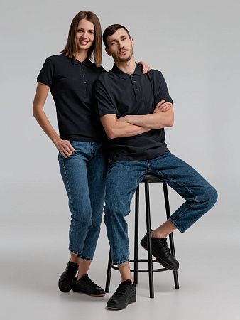 Рубашка поло мужская Neptune, темно-синяя, размер S