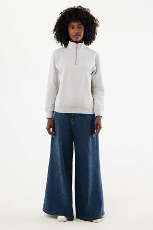 Свитшот на молнии Iqoniq Elgon из переработанного хлопка, 300 г/м²