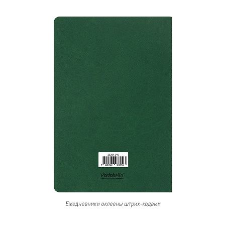 Блокнот Корса слим (Corsa slim), зеленый