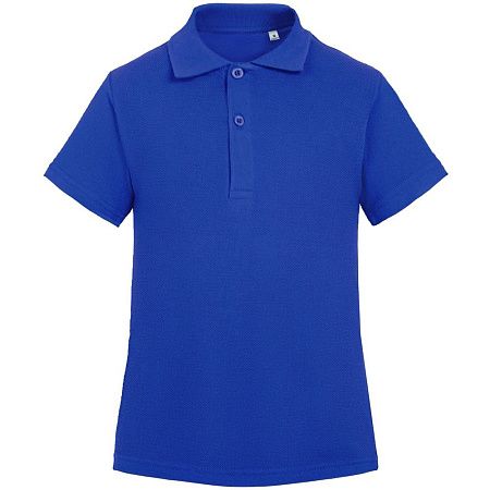 Рубашка поло детская Virma Kids, ярко-синяя, размер 6 лет (106-116 см)