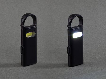 Фонарик "Spark" с рулеткой и карабином