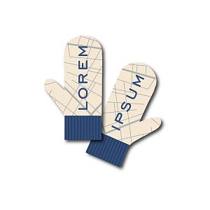 Варежки на заказ Mani, акрил, размер M