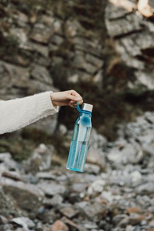 Бутылка для воды VINGA Lean из rPET RCS, 800 мл