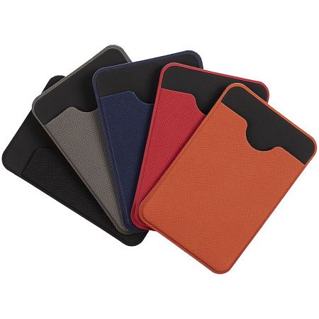 Чехол для карты на телефон Devon, красный с серым