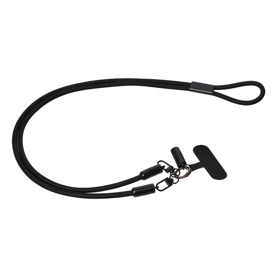 Кабель-ланьярд Волтрикс (Voltrix), черный