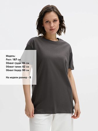 Футболка унисекс Regent 150, темно-серая, размер XXL