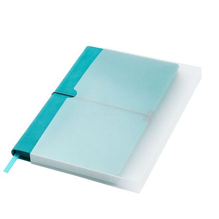 Ежедневник Ин Велюр (In Velour) недатированный, бирюзовый