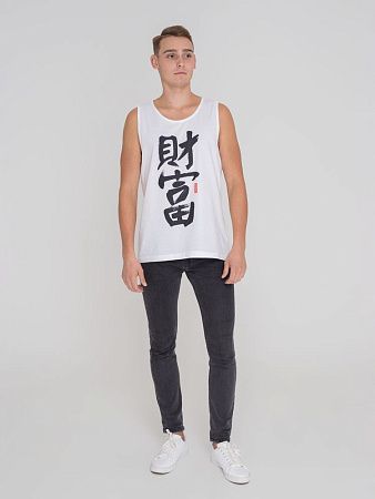 Майка мужская «Вечные ценности. Богатство», белая, размер S