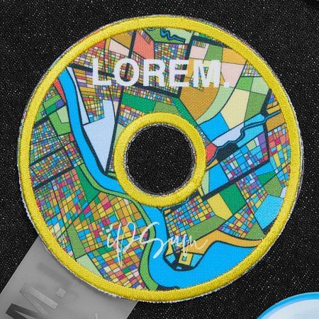 Шеврон из габардина Gabo M, белый