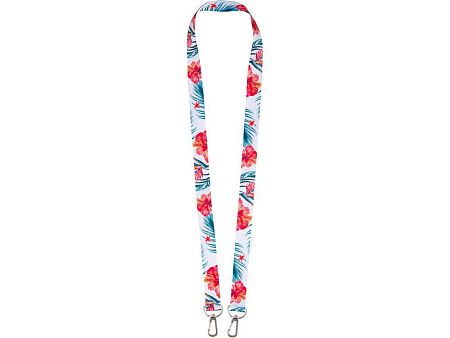 Ланъярд под сублимацию с 2-мя карабинами, 2 см