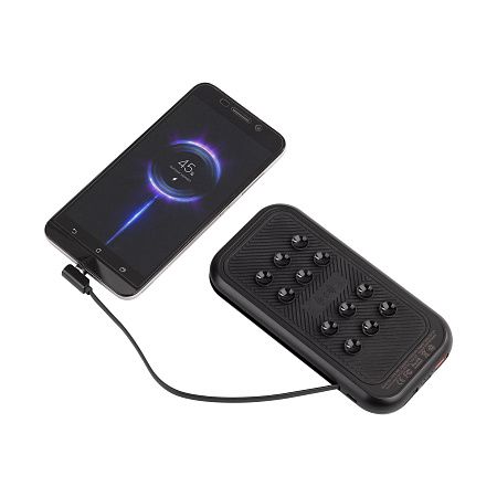 Беспроводное ЗУ "Fast & Furious", 10000 mAh, с быстрой (22.5W/15W) зарядкой, с магнитным кабелем и набором переходников, с подсветкой логотипа