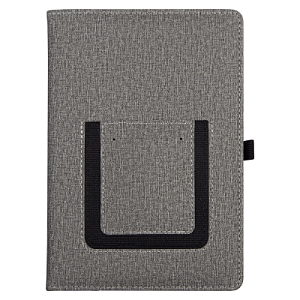 Ежедневник  Smart Wallet Cambric  A5, серый, недатированный, в твердой обложке с поролоном