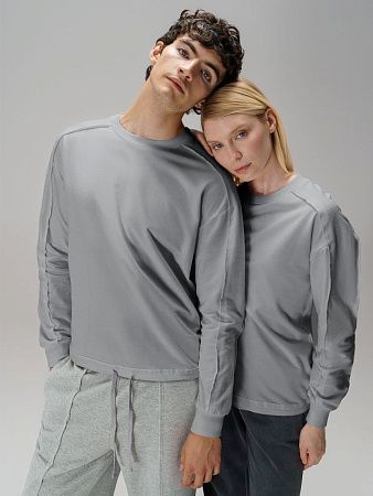 Свитшот унисекс Vozduh, светло-серый, размер XL/2XL