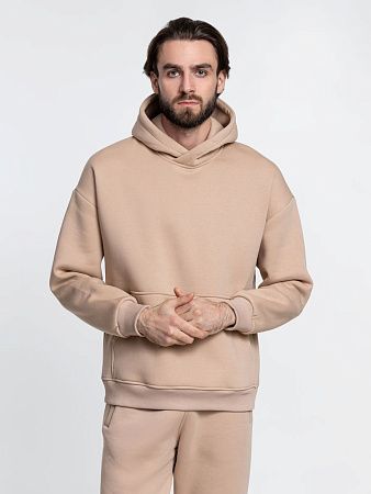 Худи Kulonga Oversize, бежевое (песочное), размер XL/2XL