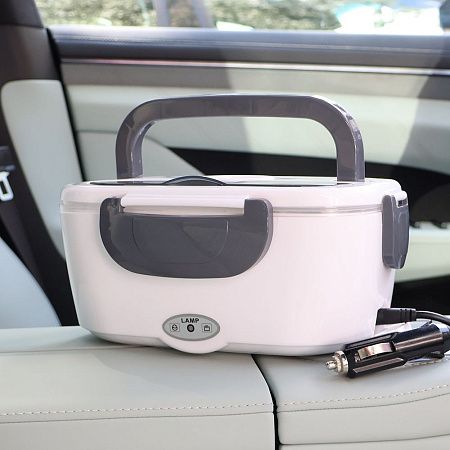 Ланчбокс с подогревом Autobox, серый