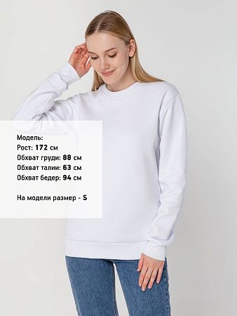 Толстовка Unit Toima Heavy, белая, размер XS v2