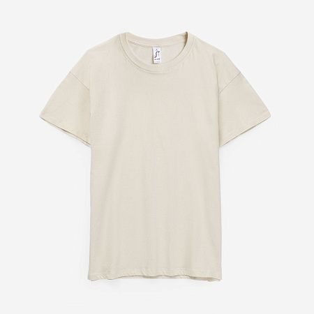 Футболка унисекс Regent 150, светло-бежевая (неокрашенная), размер L