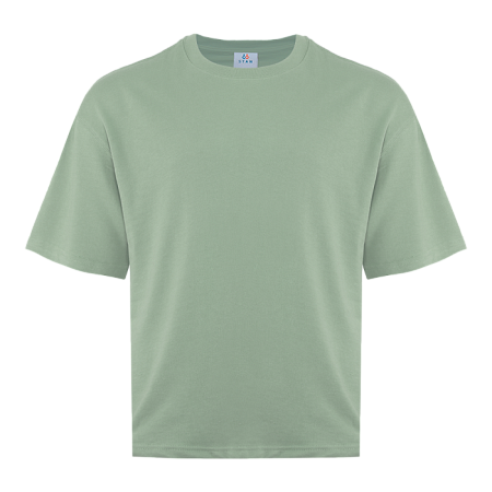 Футболка унисекс оверсайз STAN хлопок/полиэстер 260, 40, Светло-оливковый,  (136)  (54/XXL)