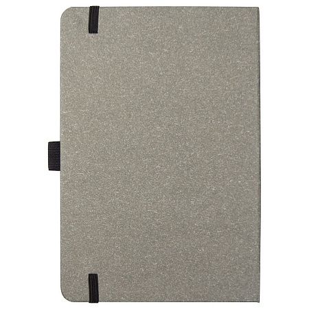 Блокнот Forest  Alfa Polo Recycled Paper А5, недатированный, в твердой обложке,  с резинкой и петлей для ручки, темно-серый