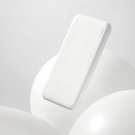 Внешний аккумулятор с подсветкой Люче (Luce) 10000 mAh, белый