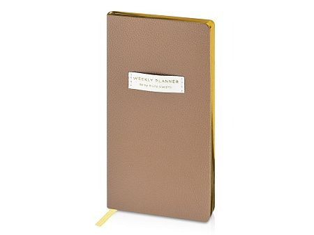 Еженедельник недатированный А6 «Total beige»