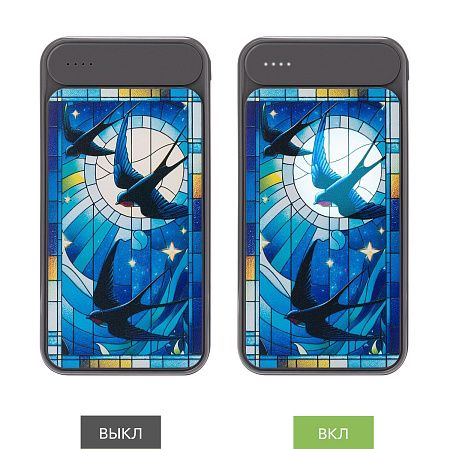 Внешний аккумулятор Старлайт Плюс НЕО (Starlight Plus NEO) 10000 mAh, серый