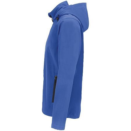 Куртка софтшелл с капюшоном мужская Race Men, ярко-синяя (royal), размер M