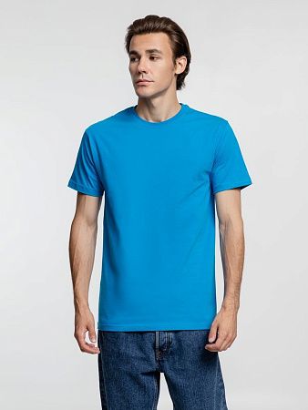 Футболка унисекс T-Bolka 160, бирюзовая, размер 4XL