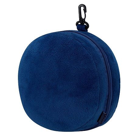 Подушка-маска для путешествий Mask, тёмно-синяя