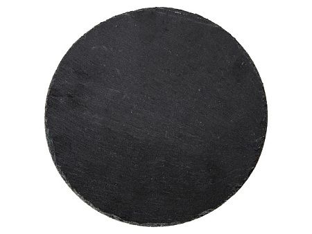 Сервировочная доска из сланца «Moon», цвет: черный