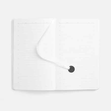 Ежедневник Waltz, недатированный, белый