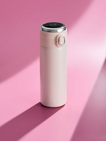 Смарт-бутылка c заменяемой батарейкой warmSens, молочно-белая