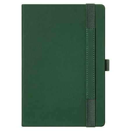 Ежедневник Альфа (Alpha) недатированный, зеленый/оливковый