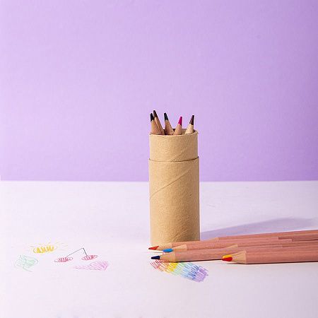 Цветные карандаши мини FLORA ,12 цветов