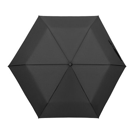 Зонт складной Филтон (Filton), черный с системой безопасности (Safety System)