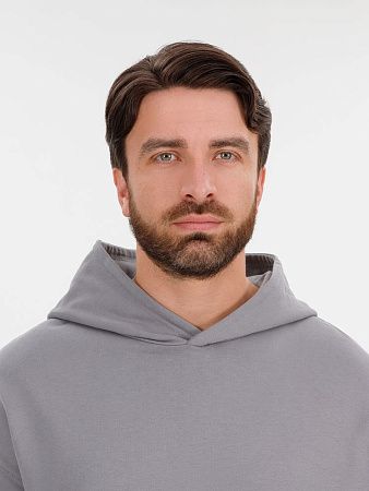 Худи оверсайз унисекс Outshine, серое, размер M/L