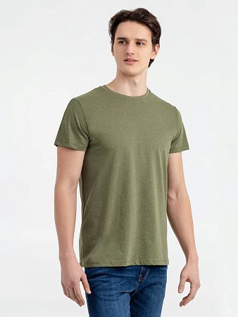 Футболка мужская Regent Fit 150, меланж хаки, размер XL