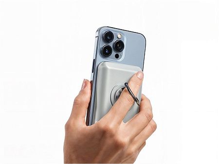 Магнитный беспроводной внешний аккумулятор с быстрой зарядкой QC/PD 20 Вт «MagnetIQ», 5000 mAh