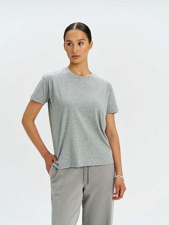 Футболка унисекс Regent 150, серый меланж, размер XXS