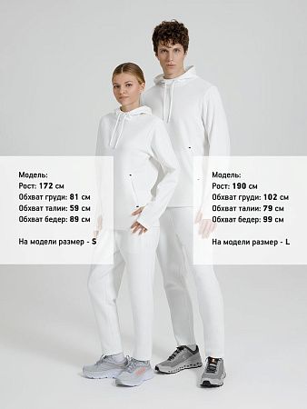 Худи унисекс Begi, молочно-белое, размер XL