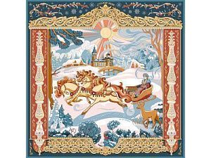 Платок «Русская зима»