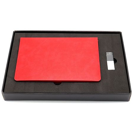 Подарочный набор ЗАМЕТЬ И ЗАПОМНИ, красный