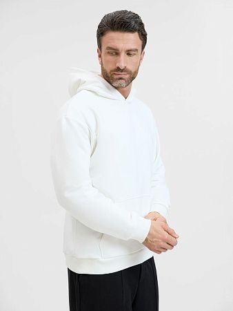 Худи унисекс оверсайз Songo, молочно-белое, размер XS/S