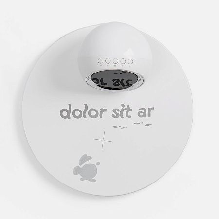 Станция беспроводной зарядки с часами и подсветкой GlobeBee, белая