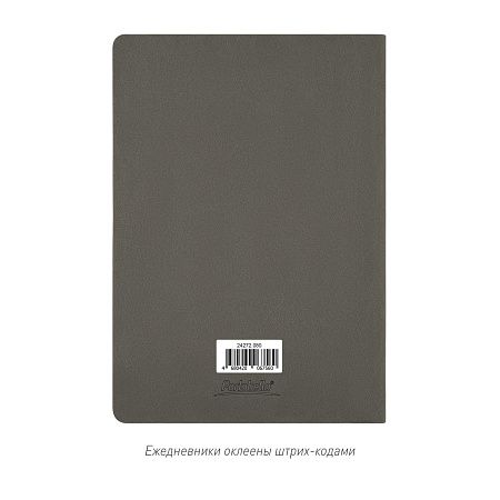 Ежедневник Латте софт-тач (Latte soft touch) недатированный, серый