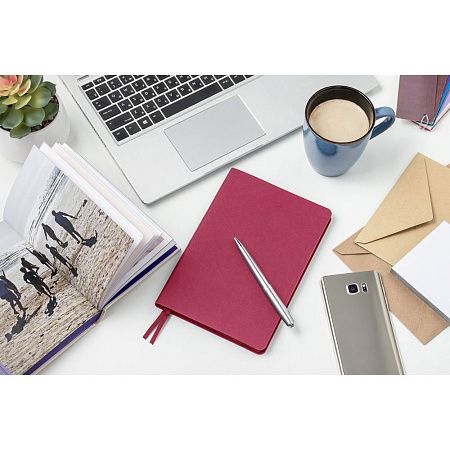 Ежедневник Flexy Sand А5, розовый, недатированный, в гибкой обложке