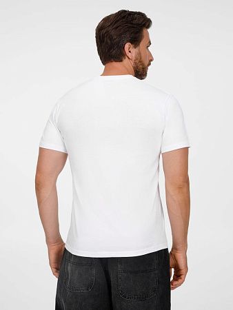 Футболка унисекс T-Bolka 180, белая, размер XXL