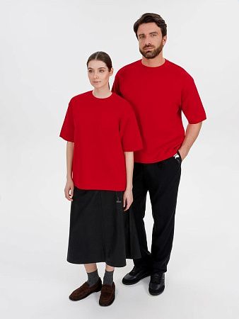 Джемпер с коротким рукавом Siluetti Volumica, красный, размер XS/S