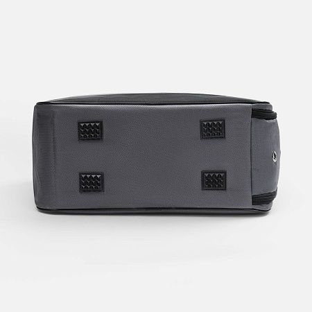 Спортивная сумка Atlantes, светло-серая с черным