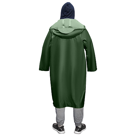 Дождевик Oxford, унисекс, материал полиэстер с пропиткой, размер M-L, темно-зеленый
